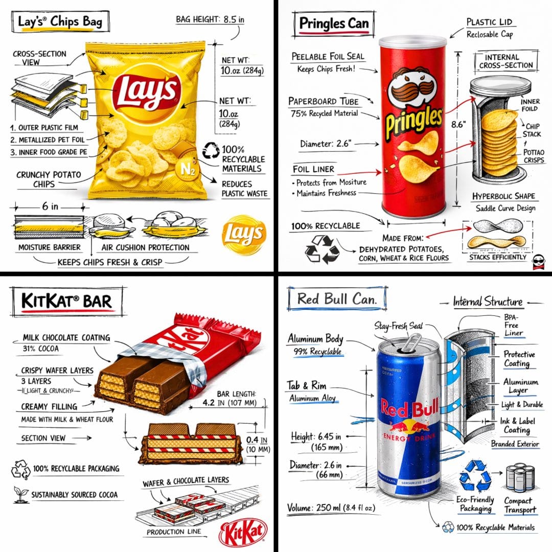 零食品牌技术分解图