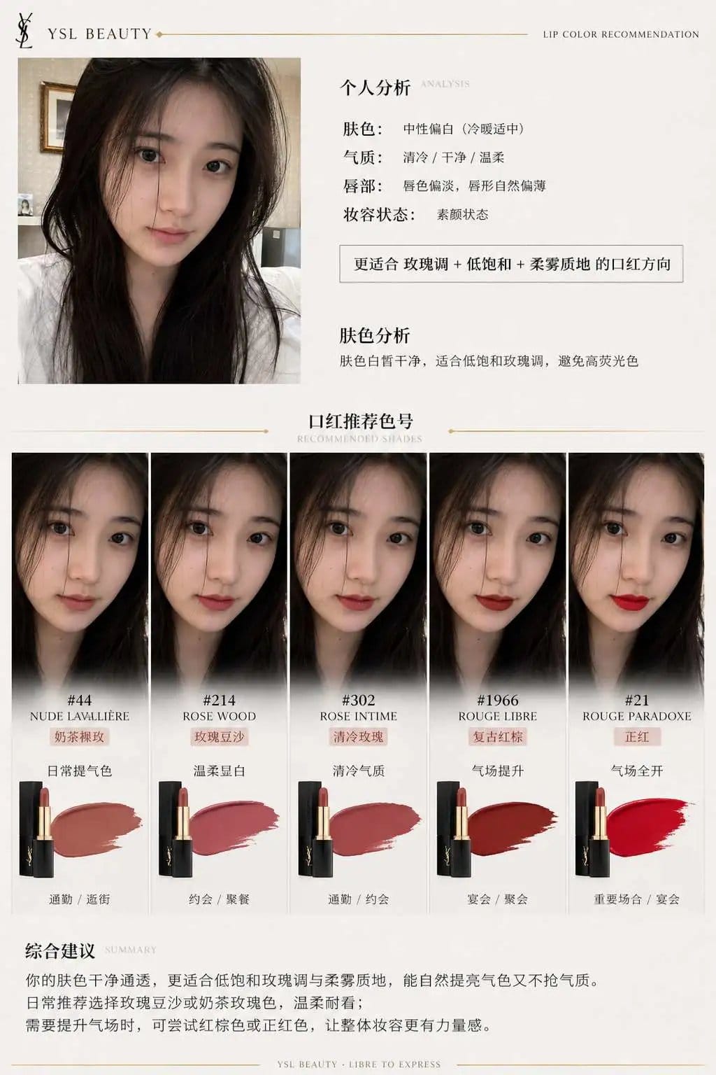品牌口红推荐报告信息图